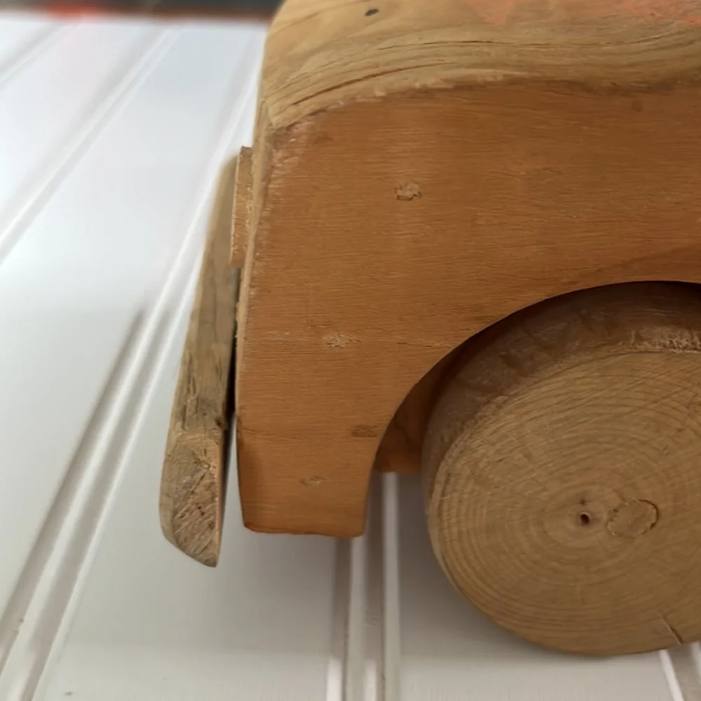 Vintage Handmade Wood Toy Truck